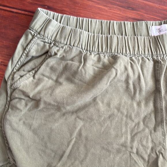 Madewell elastic waist pull on flat front shorts sz XL - Picture 2 of 6